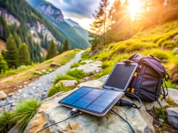 Solpaneler för hiking