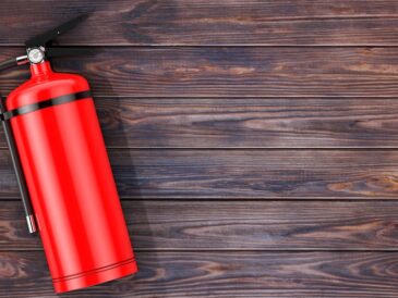 Liten brandsläckare