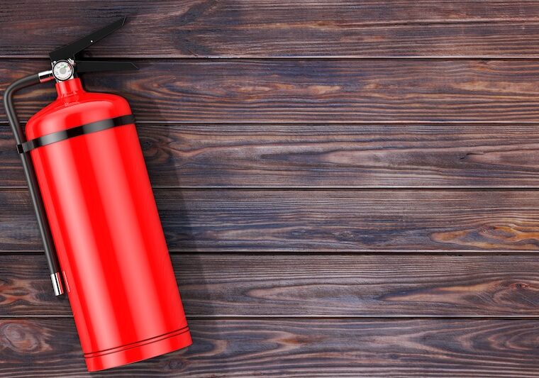 Liten brandsläckare